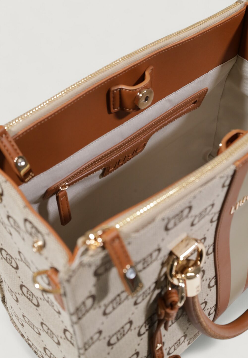 Borsa Liu-Jo M SATCHEL Beige - Foto 5