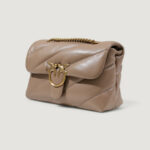 Borsa Pinko LOVE PUFF CLASSIC CL SHEEP NAPPA Beige scuro - Foto 4