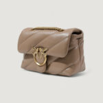 Borsa Pinko LOVE PUFF MINI CL SHEEP NAPPA Beige scuro - Foto 4