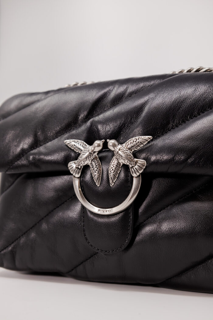 Borsa Pinko LOVE PUFF CLASSIC CL SHEEP NAPPA Black Silver
