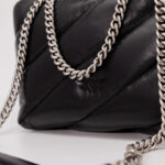 Borsa Pinko LOVE PUFF CLASSIC CL SHEEP NAPPA Black Silver - Foto 4