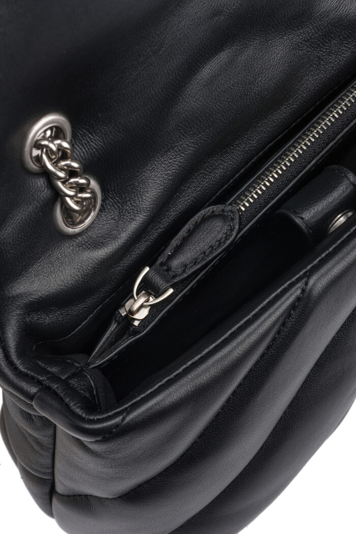 Borsa Pinko LOVE PUFF MINI CL SHEEP NAPPA Black Silver