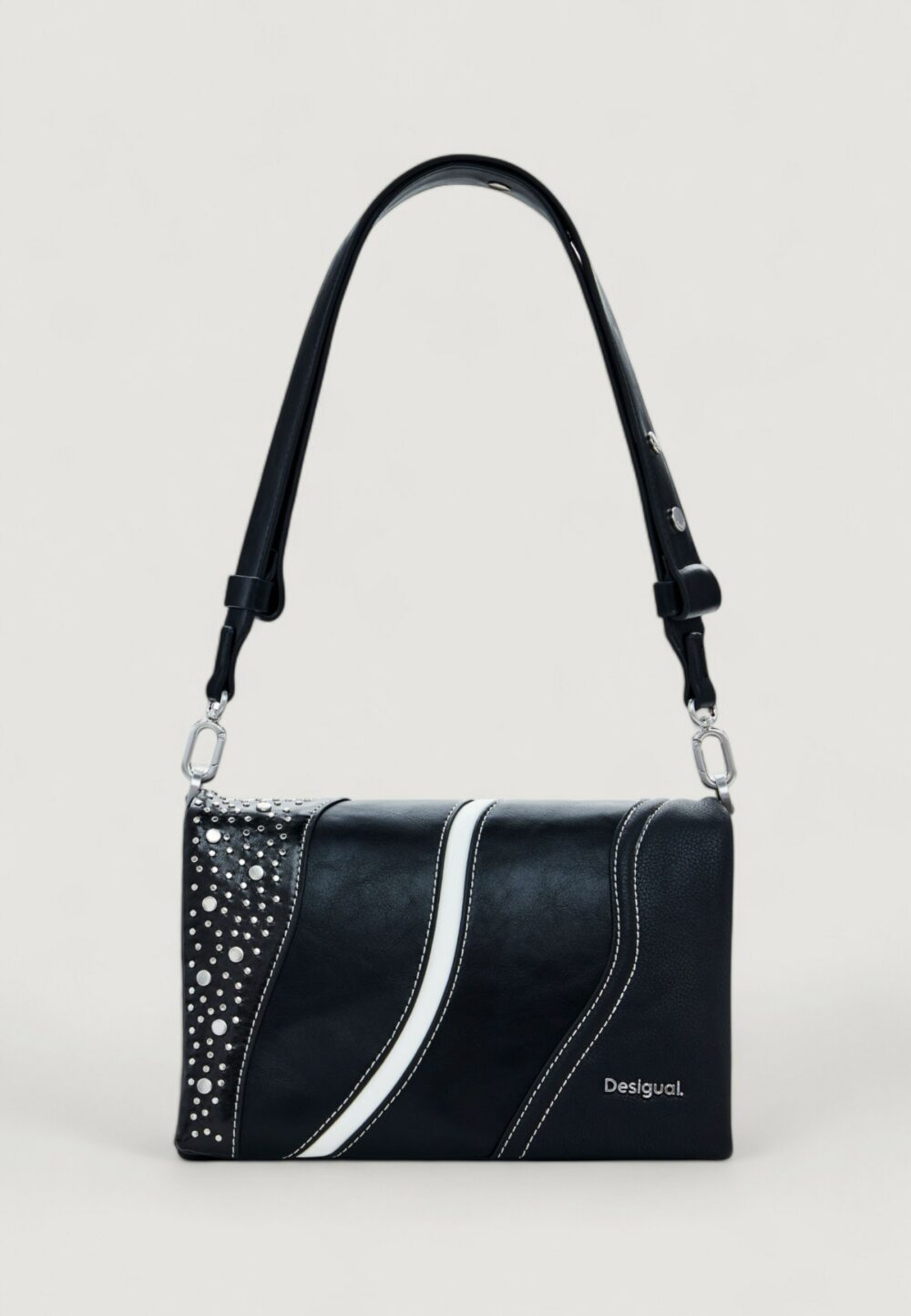 Borsa Desigual BAG_PUNKETTE DORTMUND FLAP Nero - Foto 1