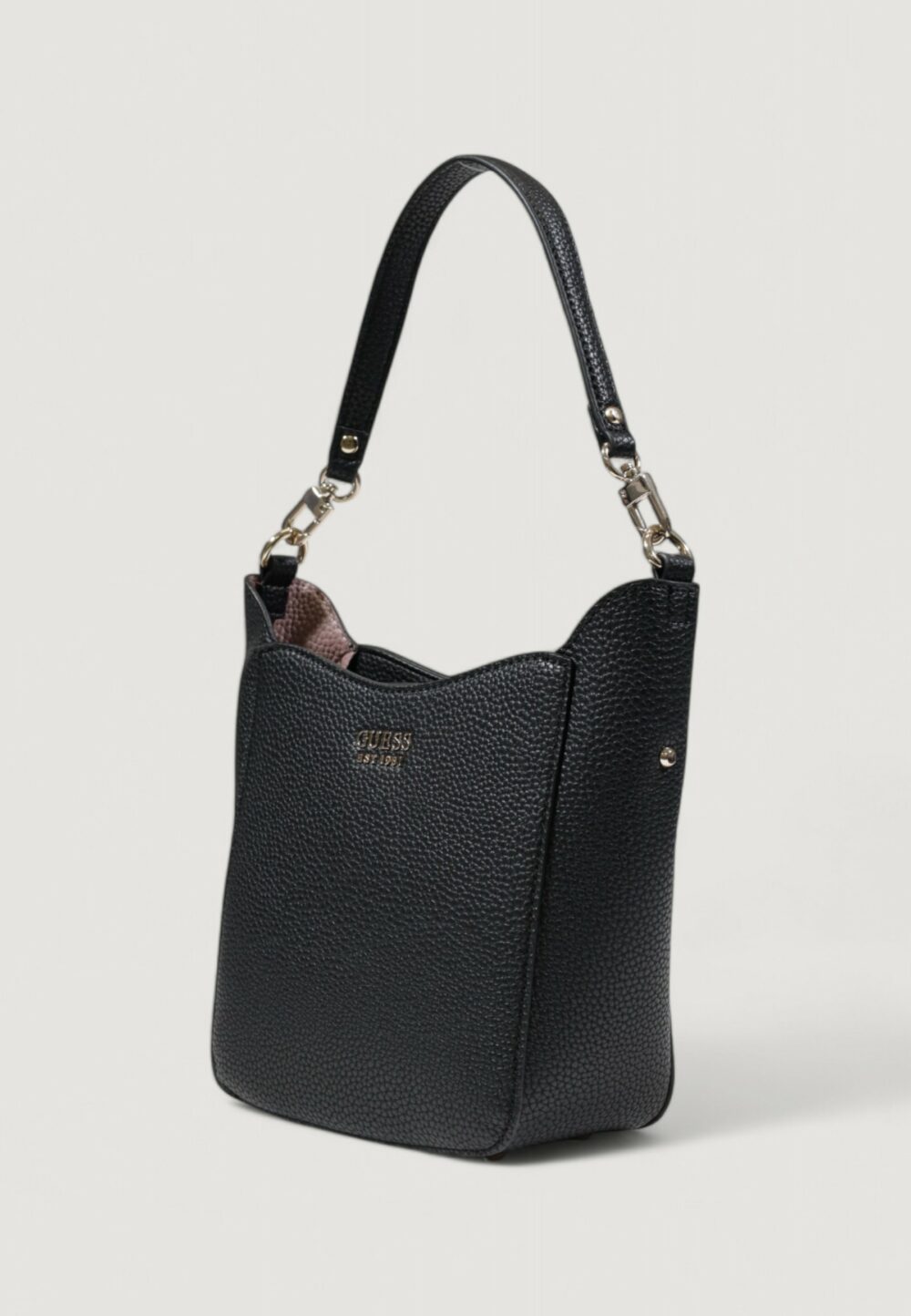 Borsa Guess BRENTON BUCKET Nero - Foto 3