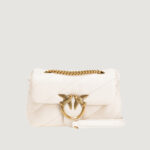 Borsa Pinko LOVE PUFF MINI CL SHEEP NAPPA Panna - Foto 1