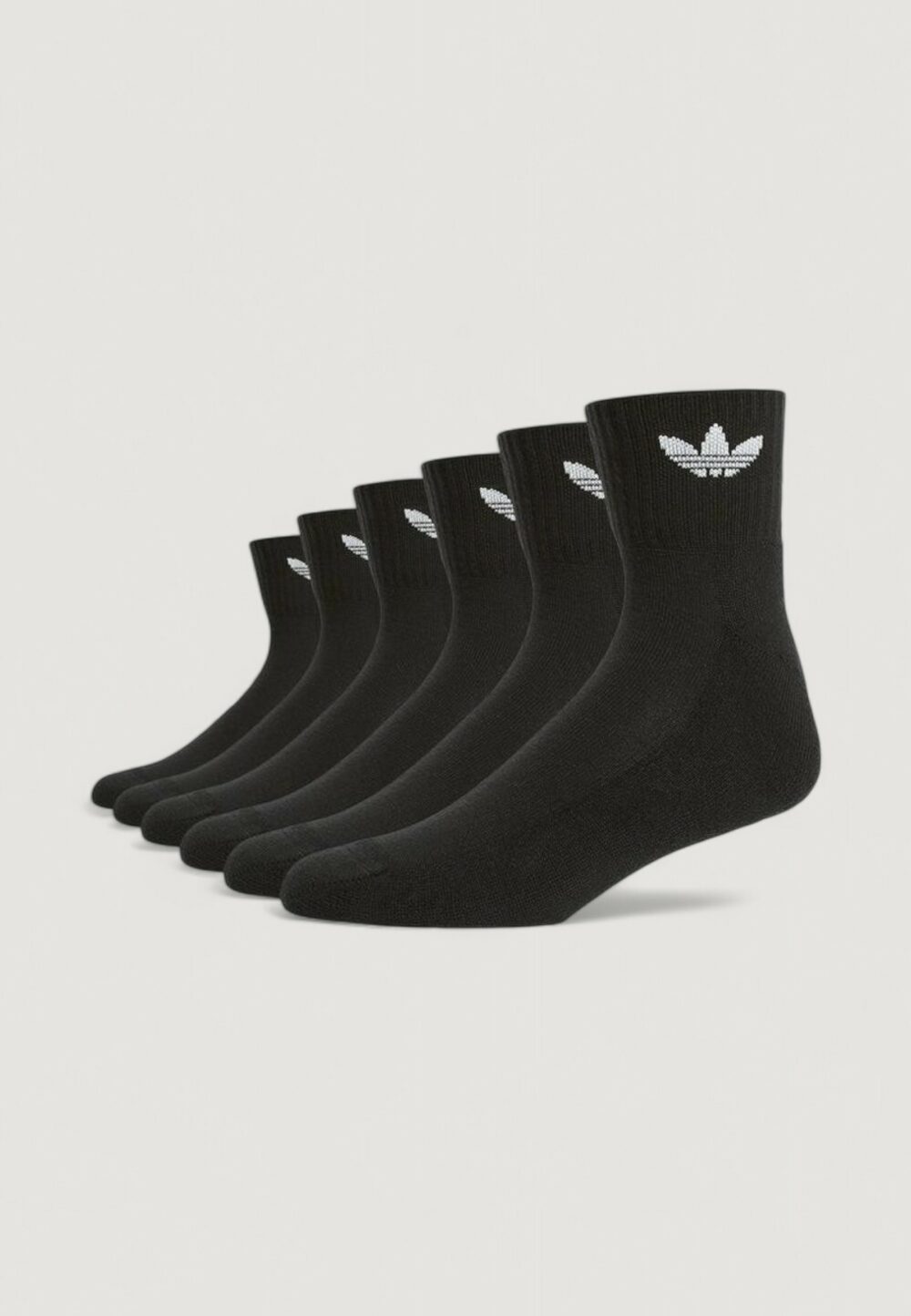 Calzini corti Adidas MID ANKLE SCK 6 UNISEX Nero - Foto 1