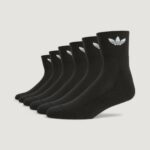 Calzini corti Adidas MID ANKLE SCK 6 UNISEX Nero - Foto 1