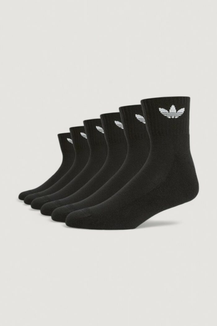 Calzini corti Adidas Originals MID ANKLE SCK 6 UNISEX Nero