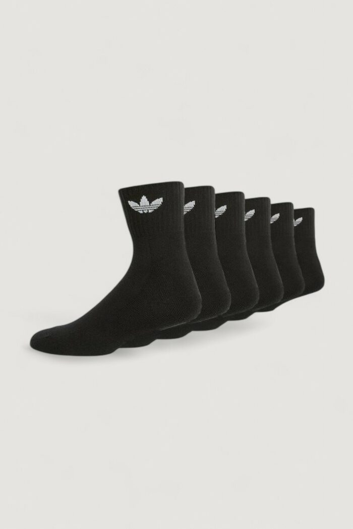 Calzini corti Adidas Originals MID ANKLE SCK 6 UNISEX Nero