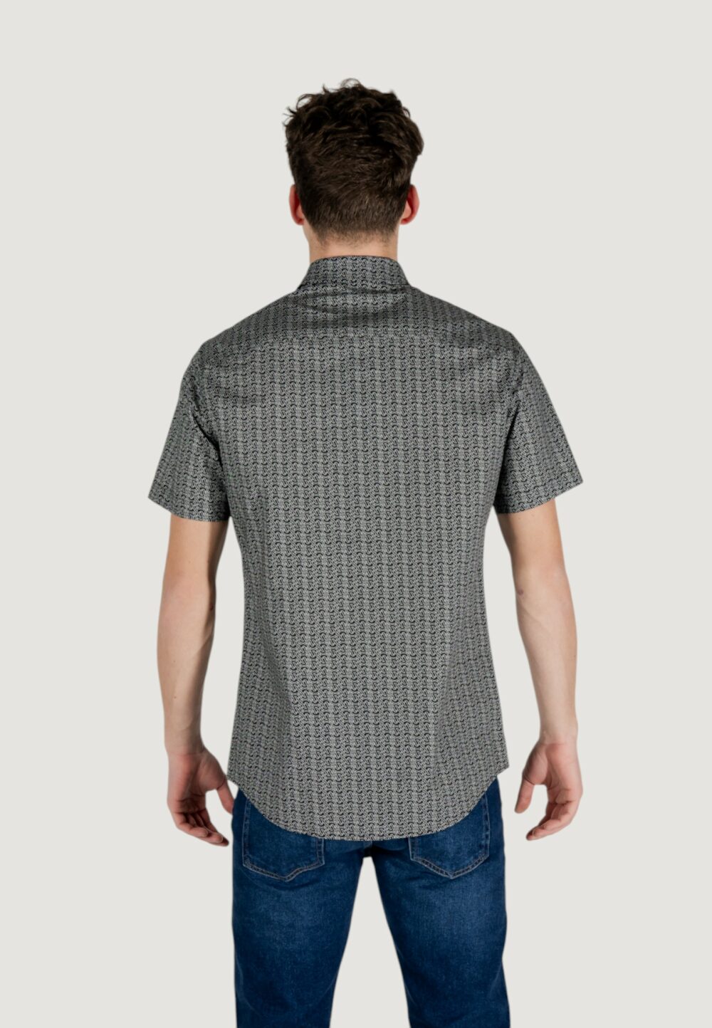 Camicia manica corta Armani Exchange  Nero - Foto 4