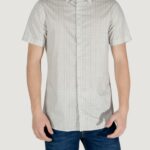 Camicia manica corta Armani Exchange  Panna - Foto 1