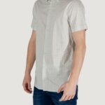 Camicia manica corta Armani Exchange  Panna - Foto 2