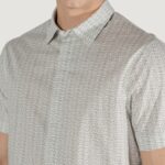 Camicia manica corta Armani Exchange  Panna - Foto 3