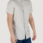 Camicia manica corta Armani Exchange  Panna - Foto 4