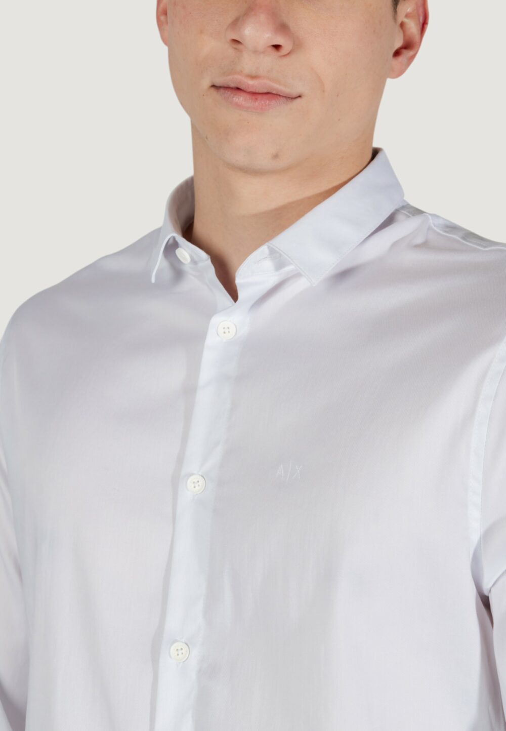 Camicia manica lunga Armani Exchange  Bianco - Foto 2