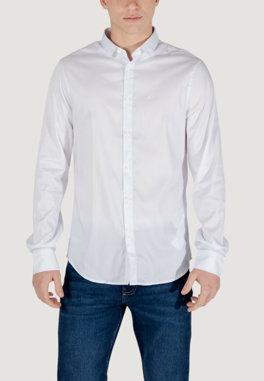 Camicia manica lunga Armani Exchange  Bianco - Foto 3