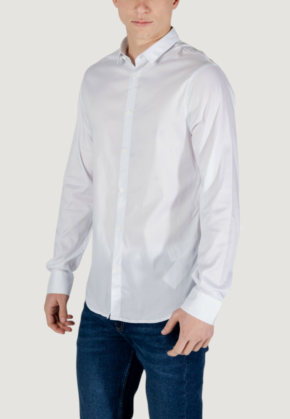 Camicia manica lunga Armani Exchange  Bianco - Foto 4