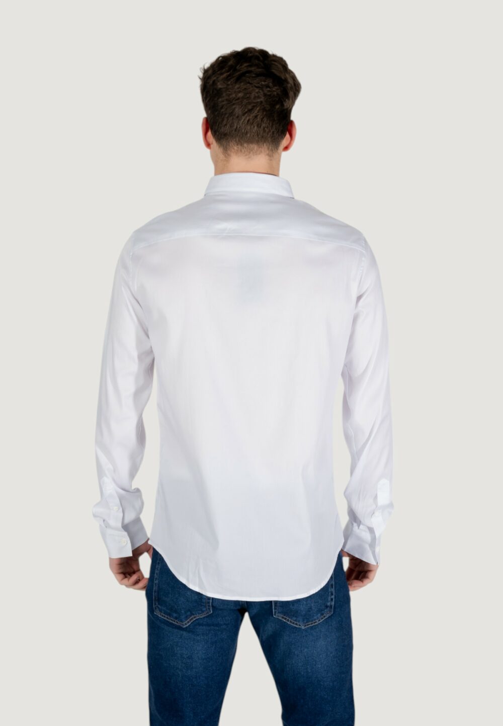 Camicia manica lunga Armani Exchange  Bianco - Foto 5