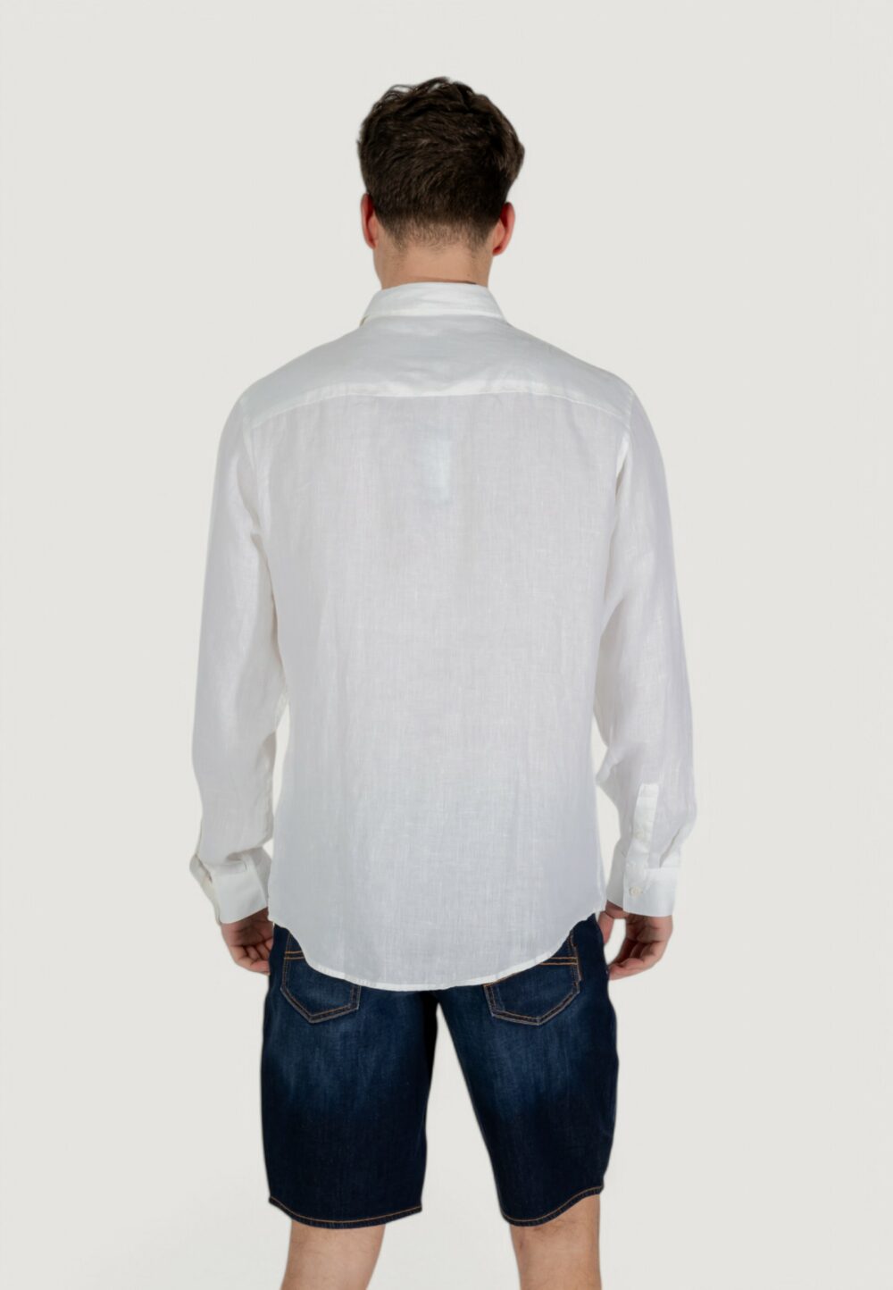 Camicia manica lunga Armani Exchange  Bianco - Foto 4