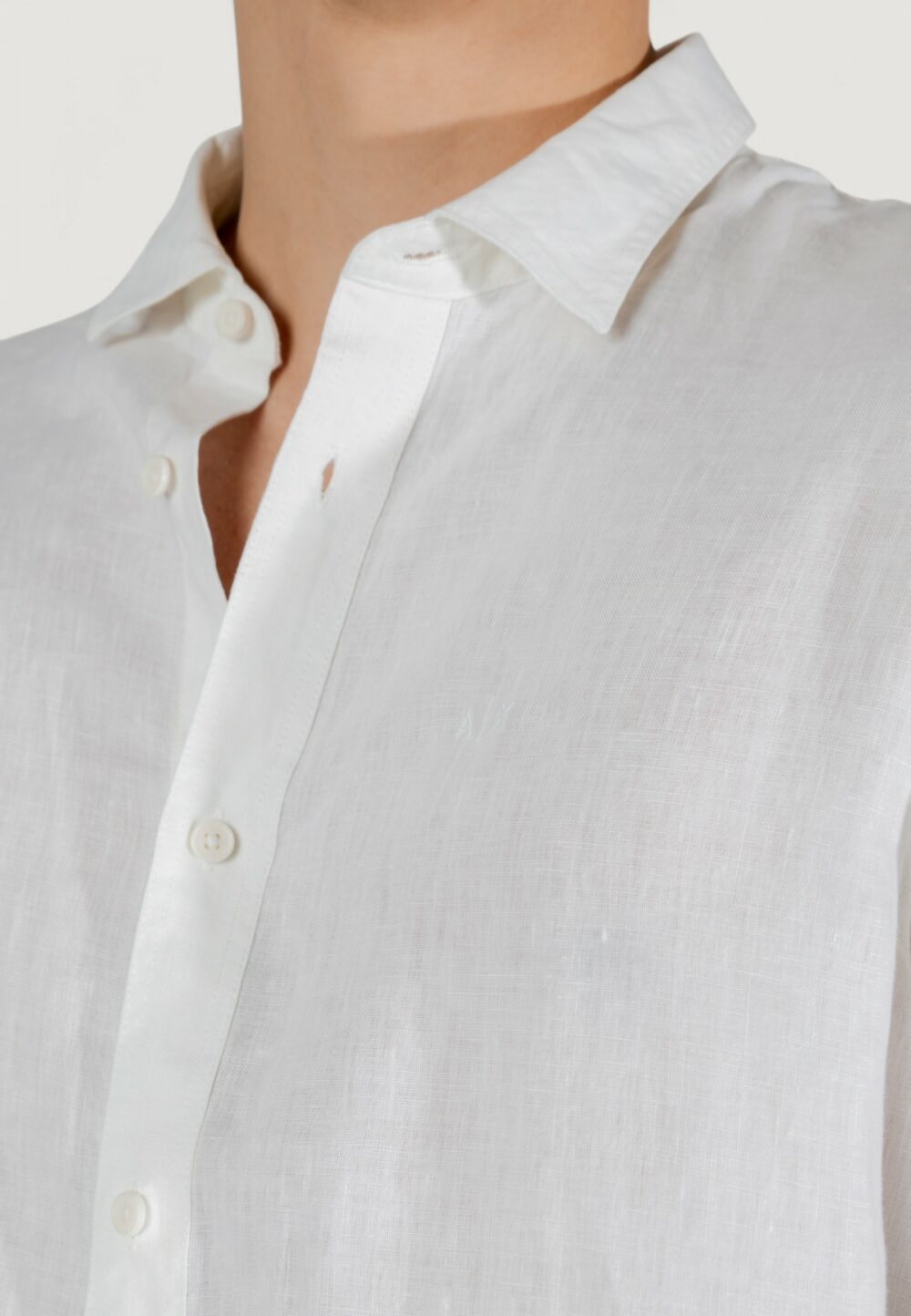 Camicia manica lunga Armani Exchange  Bianco - Foto 5