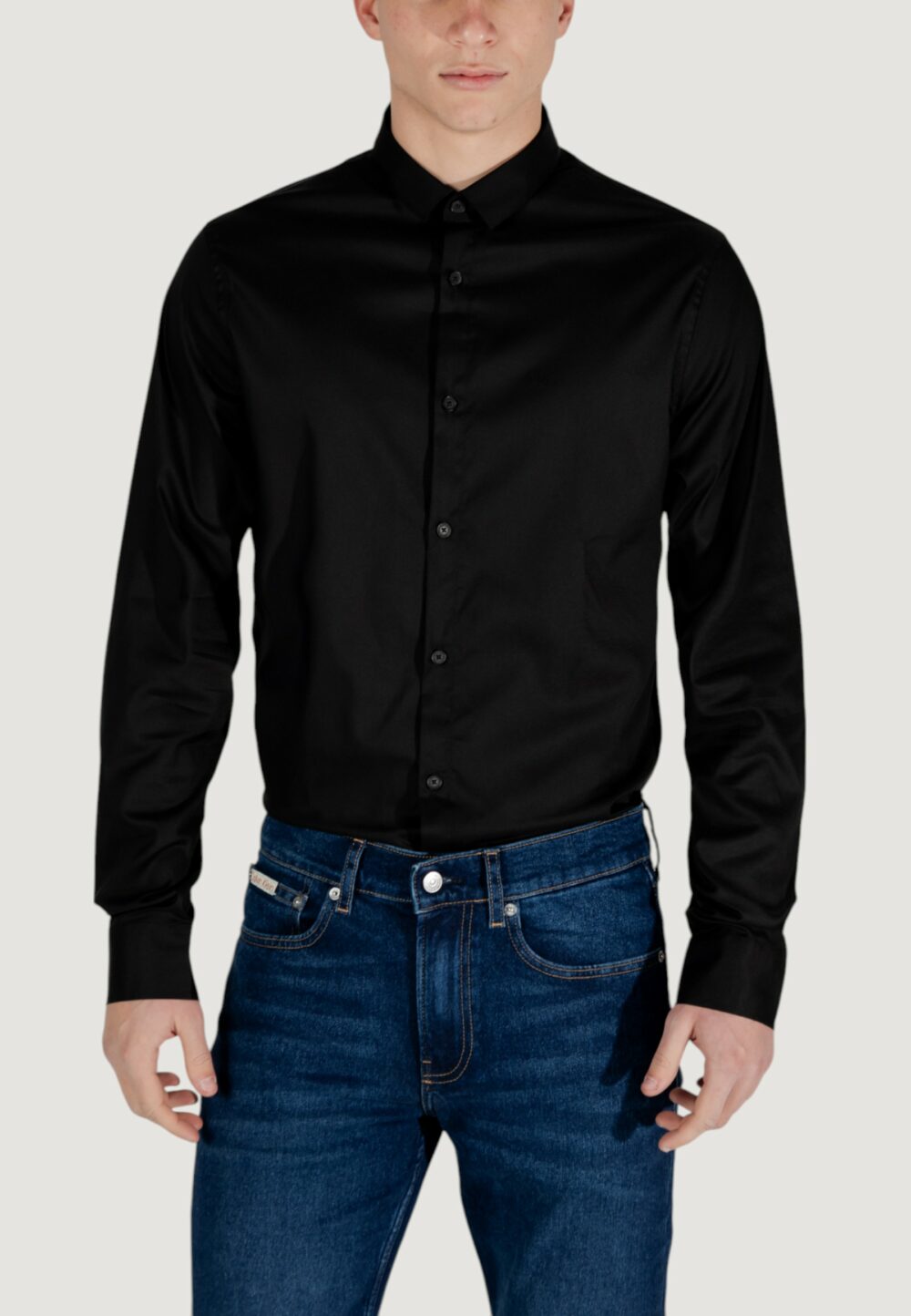 Camicia manica lunga Armani Exchange  Nero - Foto 1