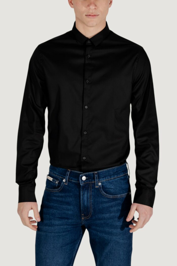 Camicia manica lunga Armani Exchange  Nero