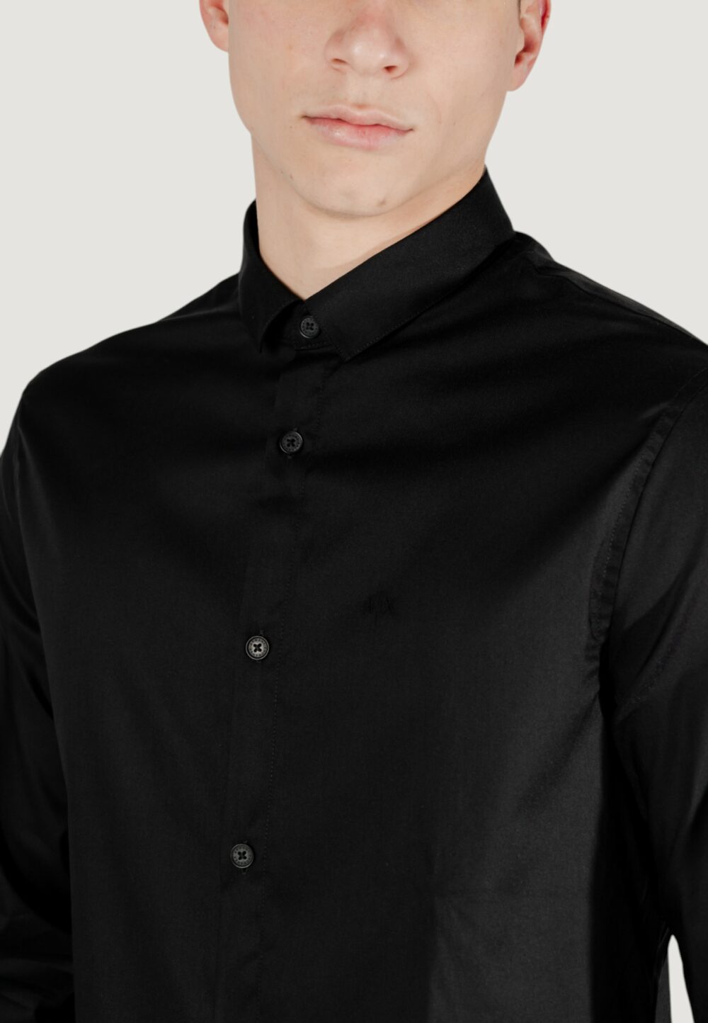 Camicia manica lunga Armani Exchange  Nero - Foto 2