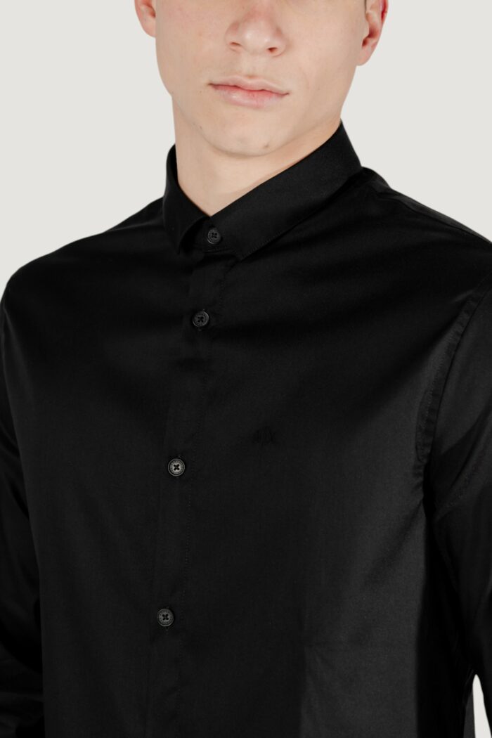 Camicia manica lunga Armani Exchange  Nero