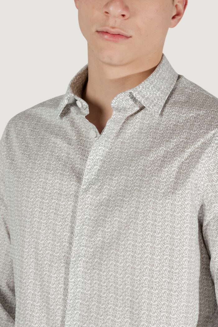 Camicia manica lunga Armani Exchange  Panna