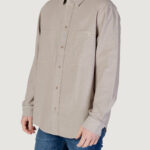 Camicia manica lunga Calvin Klein Jeans CHAMBRAY Taupe - Foto 2