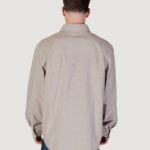 Camicia manica lunga Calvin Klein Jeans CHAMBRAY Taupe - Foto 4