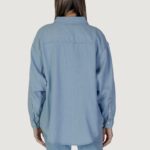 Camicia manica lunga Calvin Klein Jeans OVERSIZED LS DENIM Denim chiaro - Foto 4