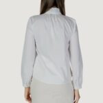 Camicia manica lunga Jacqueline de Yong JDYMIO L/S FRILL SHIRT WVN Bianco - Foto 4