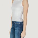 Canotta Guess ALEXIA SEQUINS TANK Bianco - Foto 2