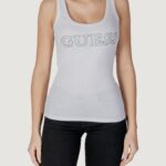 Canotta Guess SL EMBELLISHED LOGO Bianco - Foto 1