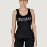 Canotta Guess SL EMBELLISHED LOGO Nero - Foto 5