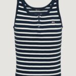 Canotta Tommy Hilfiger Jeans TJW BUTTON TANK Blue scuro - Foto 2