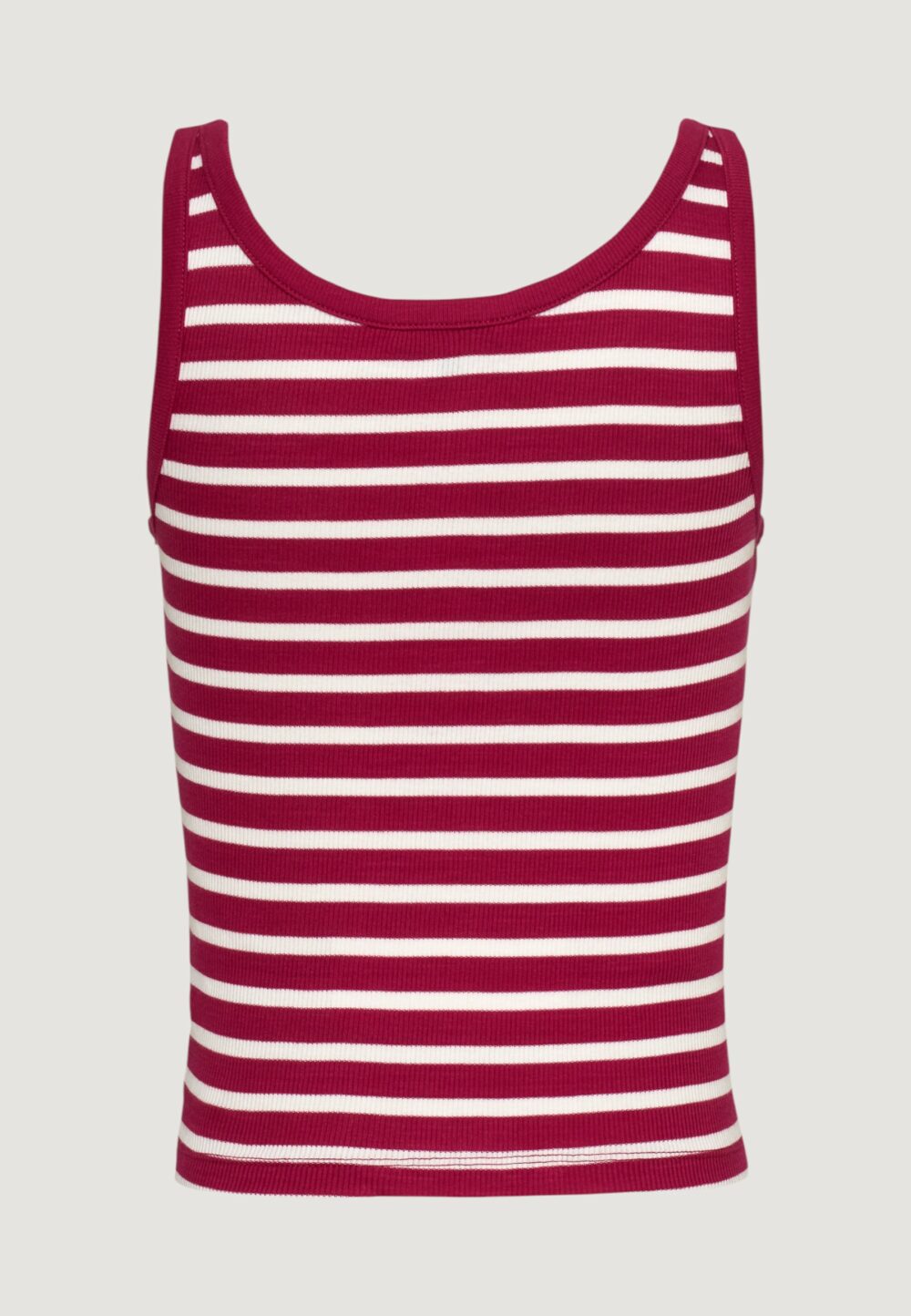 Canotta Tommy Hilfiger Jeans TJW BUTTON TANK Rosso - Foto 3