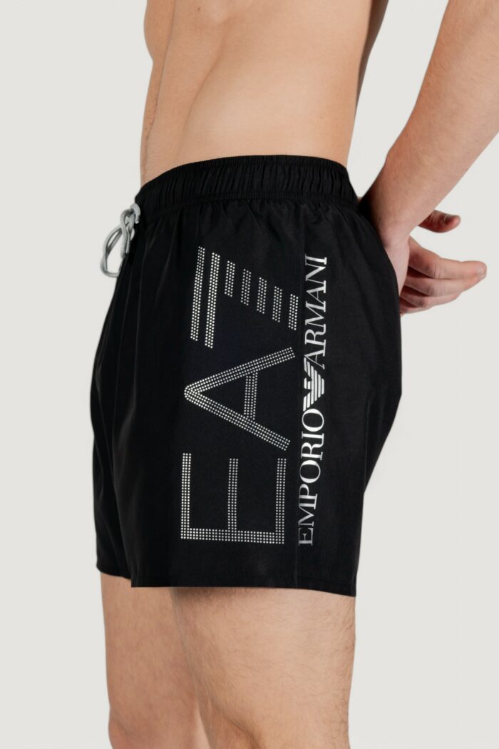 Costume boxer Ea7  Black Silver