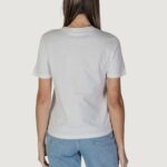 T-shirt Vila Clothes Visybilla O-Neck S/S/Pb Bianco - Foto 4