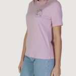 T-shirt Vila Clothes Visybilla O-Neck S/S/Pb Rosa - Foto 2