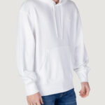 Felpa con cappuccio Calvin Klein Jeans SOFT LAYERED MONOGRAM Bianco - Foto 3