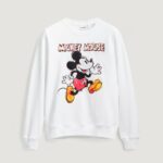 Felpa senza cappuccio Desigual SWEAT_AVERY MICKEY Bianco - Foto 1