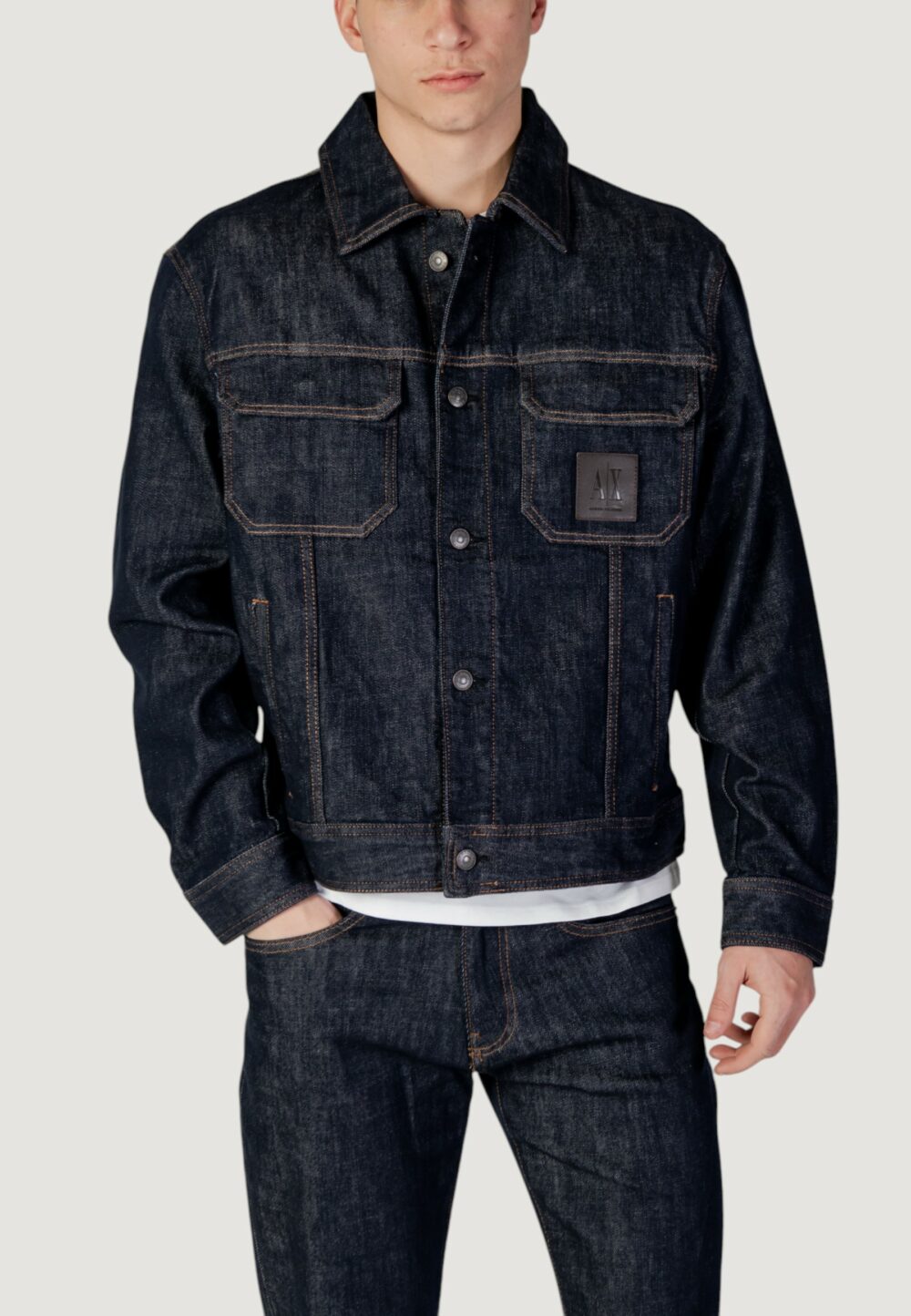 Giacchetto Armani Exchange  Denim scuro - Foto 2