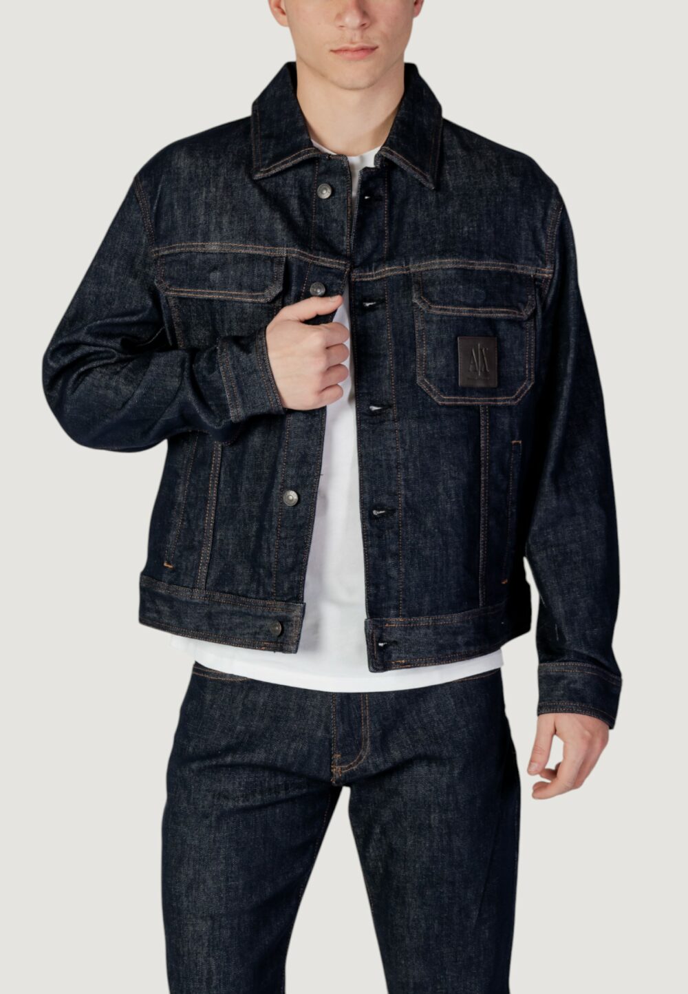 Giacchetto Armani Exchange  Denim scuro - Foto 1