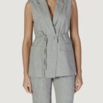 Gilet da completo Vila Clothes Visala S/L Tailored /R/Bfs Grigio - Foto 1