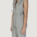 Gilet da completo Vila Clothes Visala S/L Tailored /R/Bfs Grigio - Foto 2