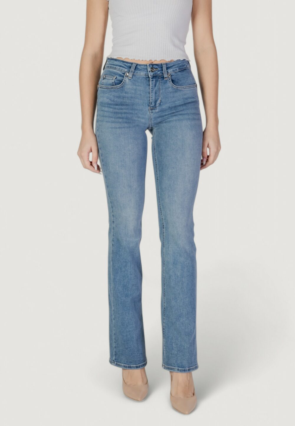 Jeans bootcut Liu-Jo UP REPOT H.W. Denim - Foto 1