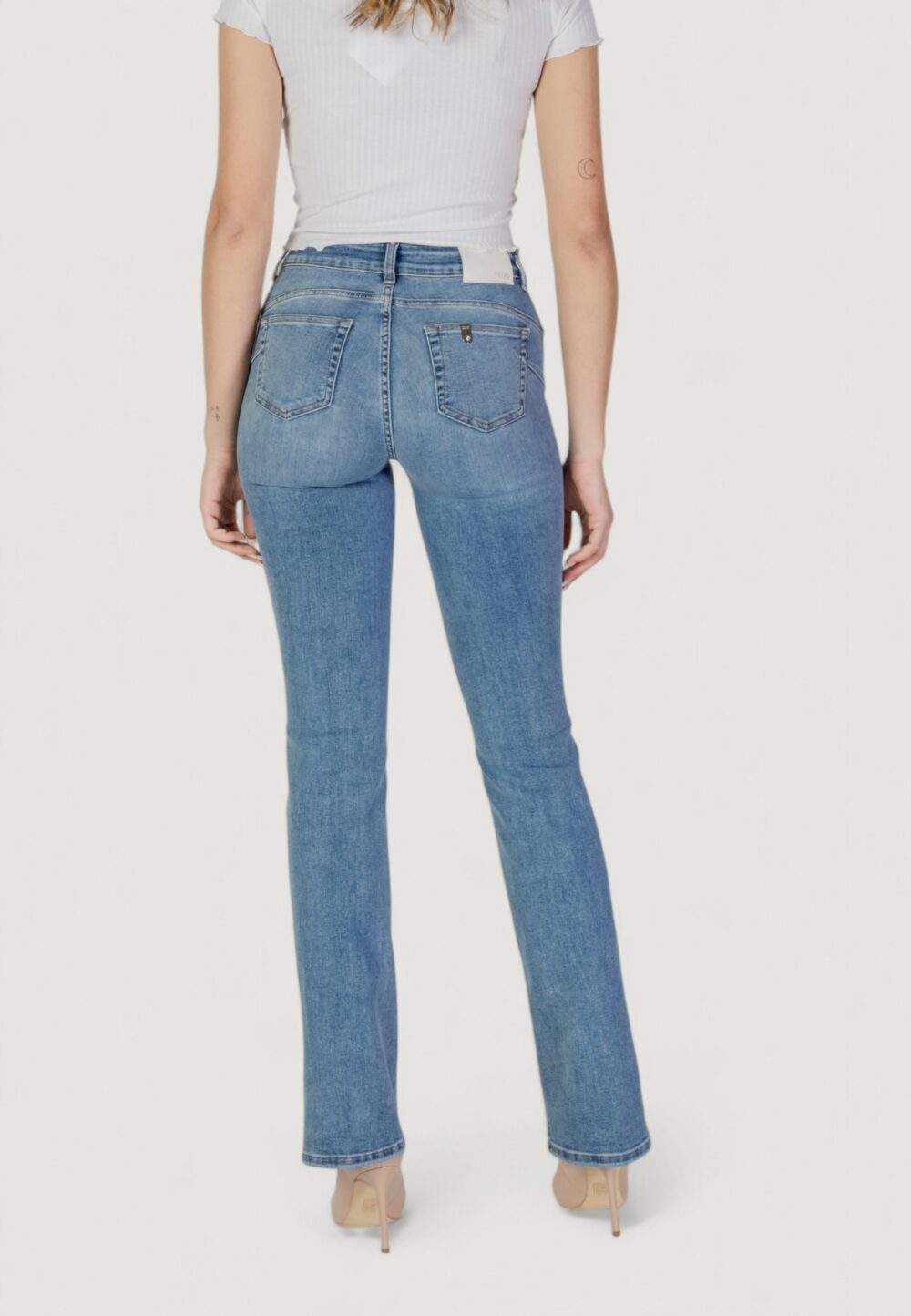 Jeans bootcut Liu-Jo UP REPOT H.W. Denim - Foto 4