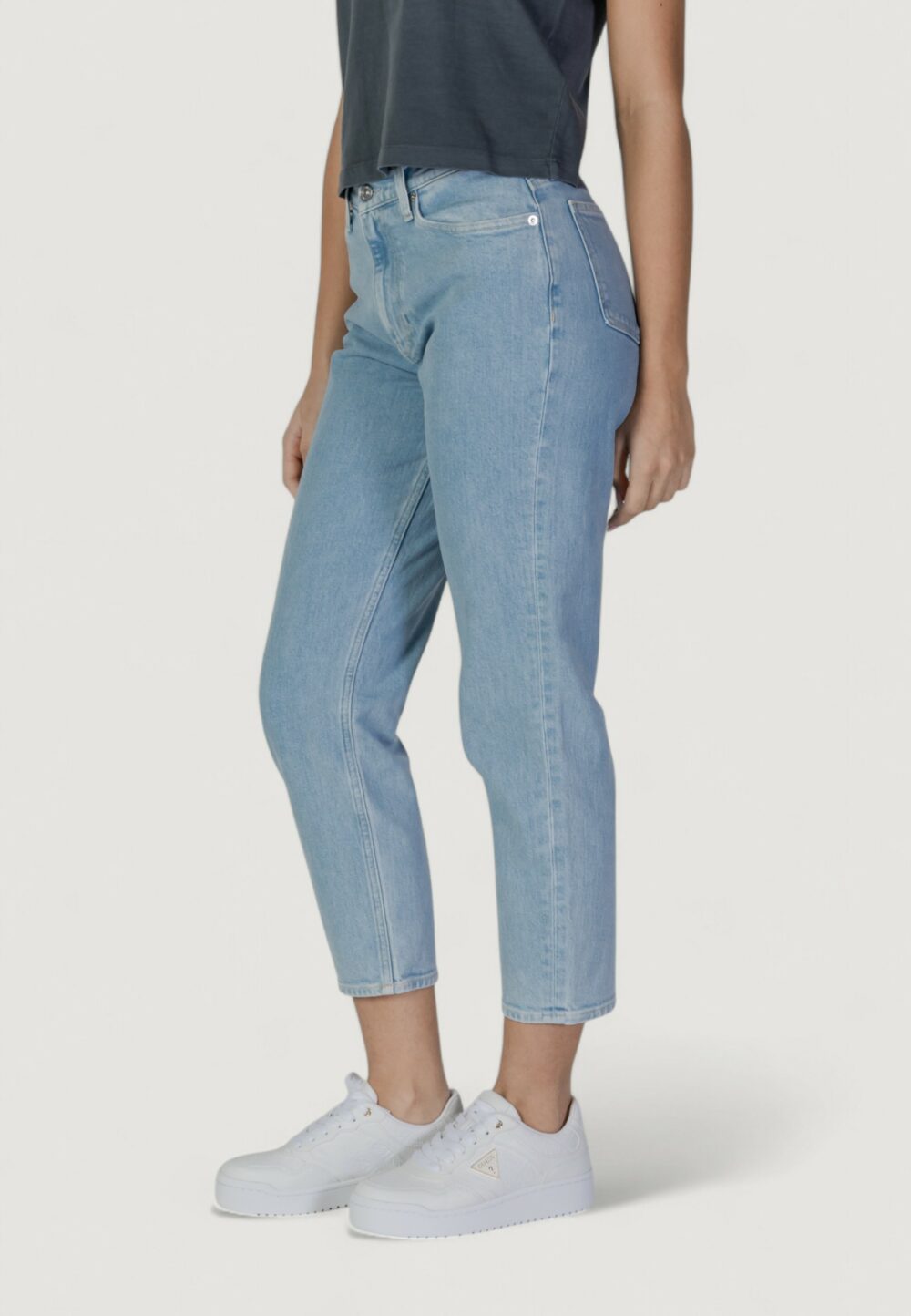 Jeans mom Calvin Klein Jeans MOM Denim chiaro - Foto 1